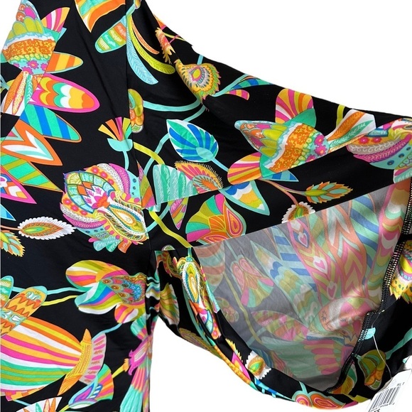 NWT Trina Turk “Tahitian Floral”Coverup Tunic Dress Size XS - Picture 7 of 17